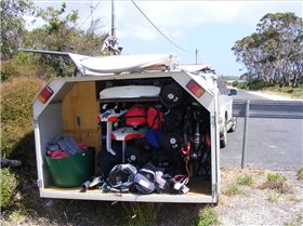 Windsurfing trailer