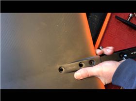 Infinity fuselage grinded down to be able to fit into 84cm wing