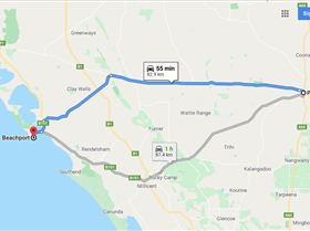 Penola to beachport
