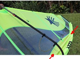 Ezzy Hydra w mast luff wrinkles and downhaul