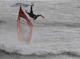 Same place following day