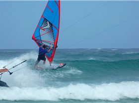 Shane Fino drops into Flat Top today