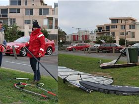 Cold day at Williamstown