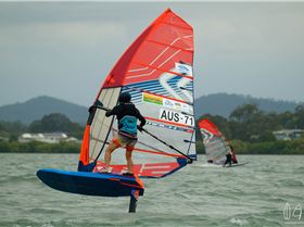 Qld State Slalom Titles - Foil Action