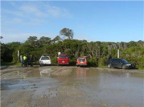 Sady Point super high tide storm surge 02-07-08