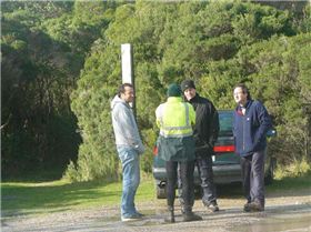 Sady Point super high tide storm surge 02-07-08