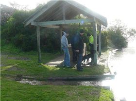Sady Point super high tide storm surge 02-07-08