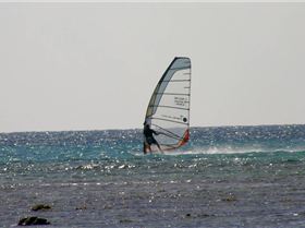 Broad reach on a light day