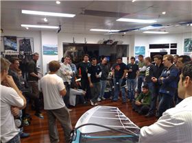 The WINDFORCE Tune-Up Night crew