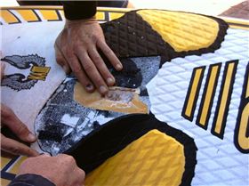 fixing footstrap plug