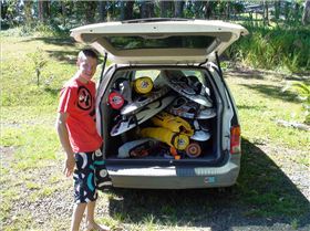 Chris with the quiver