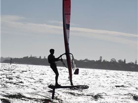Foil Fest 2021 Action at the Goolangatup Sailing Carnival
