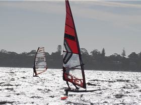 Foil Fest 2021 Action at the Goolangatup Sailing Carnival
