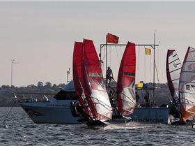 Foil Fest 2021 Action at the Goolangatup Sailing Carnival