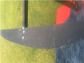 scratched front wing