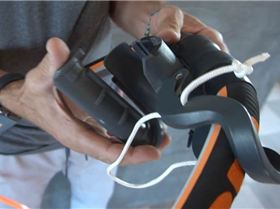 Carbon boom head & removable adapter