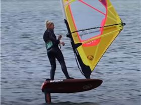 emily ridgeway no handed gybe