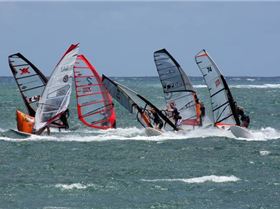 First Gybe mark in Maui Slalom