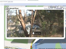 My van as seen in Google streetscapes