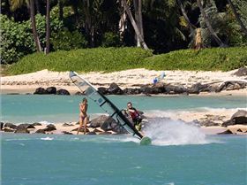 Flying the Manta 49 round the corner