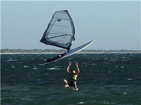 Mart checks his board for weed...