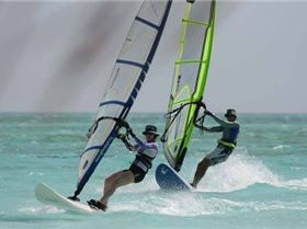 Silvia planing for the first time on day 3