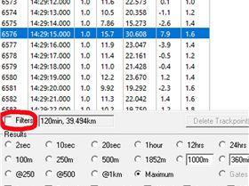 Garmin 910XT unfiltered