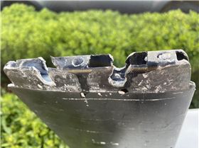 75cm mast, ripped off fuse