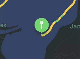 Submerged log location