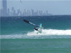 Wavesailing small Currumbin