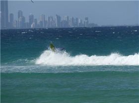 Wavesailing small Currumbin