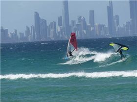Wavesailing small Currumbin