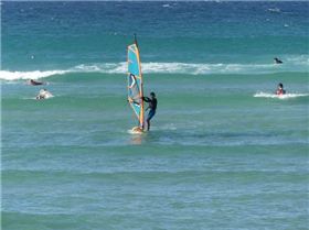 Wavesailing small Currumbin