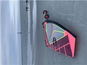 Morris Island light and sand sailing