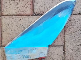 17cm @ 50deg stainless leading edge