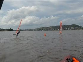 Dave vs Doug clean gybe