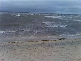 Peli Point as storm front came through