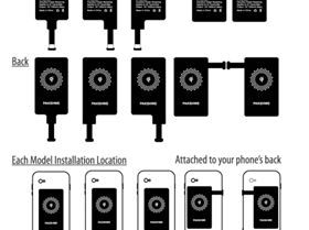 QI charger connectors