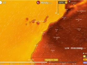 CI sea level temp and winds