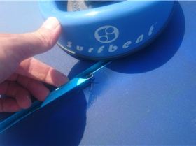 Surfbent mast track damage