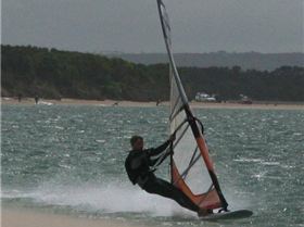 Sandy Point during Speedweek 7th October 2008