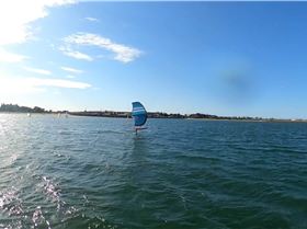 Early Spring day at the end of Winter 2022 with a lot of sails and wings out