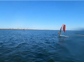 Early Spring day at the end of Winter 2022 with a lot of sails and wings out