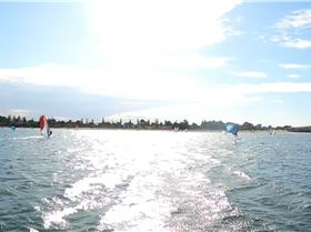 Early Spring day at the end of Winter 2022 with a lot of sails and wings out