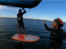 Early Spring day at the end of Winter 2022 with a lot of sails and wings out