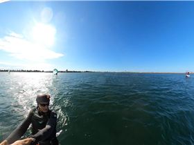 Early Spring day at the end of Winter 2022 with a lot of sails and wings out