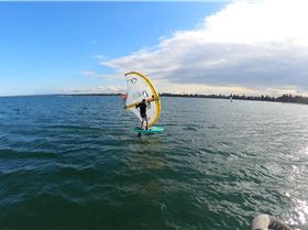 Early Spring day at the end of Winter 2022 with a lot of sails and wings out