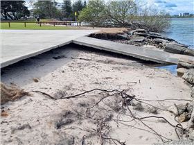 Concrete is undermined