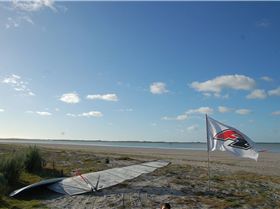 Lake George near Beachport. Not very windy.