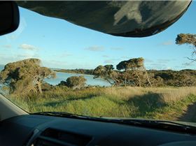 Lake George near Beachport. Not very windy.